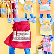 Load image into Gallery viewer, Aprons with Handwoven Pockets